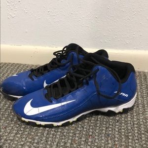 Blue Alpha Nike Baseball Cleats RARE
